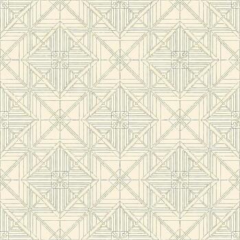 Seamless abstract geometric pattern in a refined linear style, showcasing intricate interlocking shapes and diagonal elements for a sophisticated decorative background vector