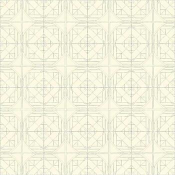 Subtle and elegant seamless geometric pattern featuring a delicate grid of intersecting lines and abstract shapes, perfect for modern backgrounds and textile design vector