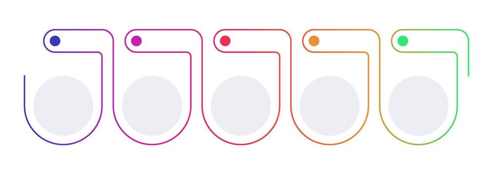 Biotechnology infographic template. Medical technology development. Healthcare. Data visualization with 5 steps. Empty process design. Editable blank options info graphics vector