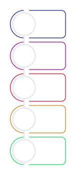 Ed tech solutions infographic template. Digitization of education. E learning. Data visualization with 5 steps. Empty process design. Editable blank options info graphics vector