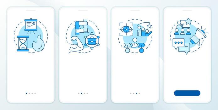 Design icons for mobile application vector