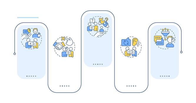 Business process workflow illustration vector