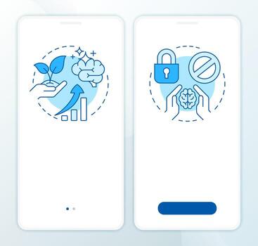 Growth and security concepts vector
