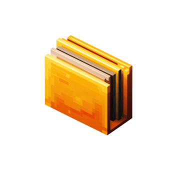 pixelated mapp ikon i isometrisk stil. digital fil förvaltning och organisation begrepp. isolerat på transparent bakgrund png