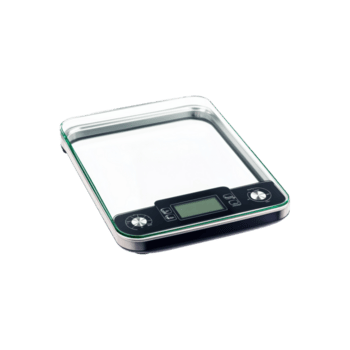 digital kök skala med lcd visa. precision vägning för matlagning och bakning. isolerat på transparent bakgrund png