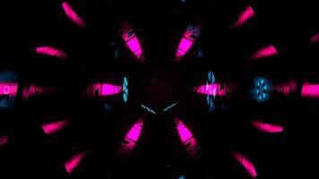 ciano e rosa digitale strobo leggero vortice sfondo vj ciclo continuo nel 4k video