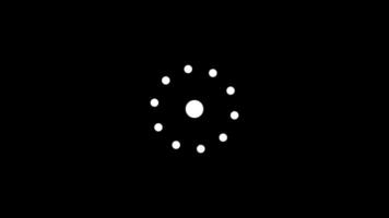 Glitch Loopable Loading Animation With Transparent Alpha Channel video