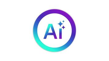 knapp. artificiell intelligens och maskin inlärning teknologi begrepp video