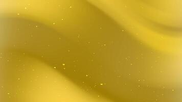 Golden abstract background with glowing starlights particle. Suitable for backdrop, design elements, or artistic projects needing a dynamic look video