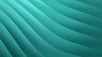 ljus hav grön bakgrund med slät vågig rader i rörelse. 4k sömlös looping animering perfekt för digital design, presentationer, varumärke, och modern kreativ projekt video