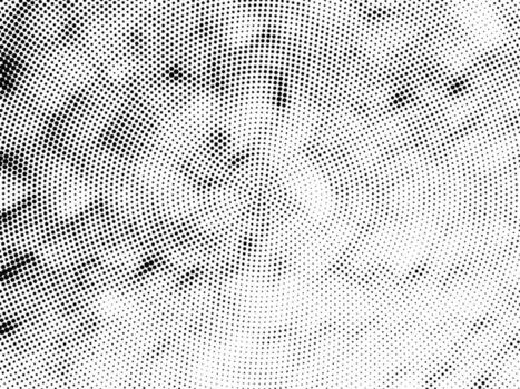 grunge trama de semitonos puntos fondo, resumen trama de semitonos punto textura con radial , negro y blanco grunge puntos fondo, resumen trama de semitonos fondo, resumen negro y blanco trama de semitonos punto modelo vector