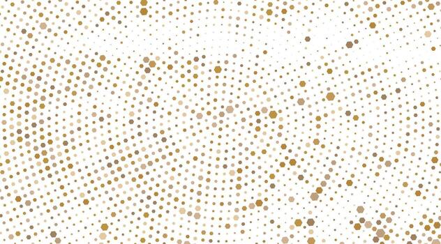 dorado puntos en blanco fondo, dorado radial trama de semitonos puntos resumen fondo, resumen antecedentes con vistoso puntos, resumen Clásico grunge antecedentes textura modelo con azul trama de semitonos polca vector