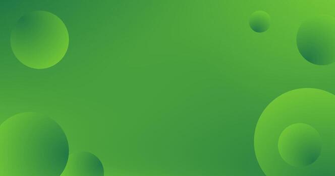 Gradient Abstract background with green Bubbles for wallpaper web page background and web banners vector
