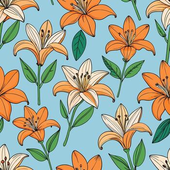 Elegant repeating line pattern design with geometric and organic elements in cmyk and grayscale vector