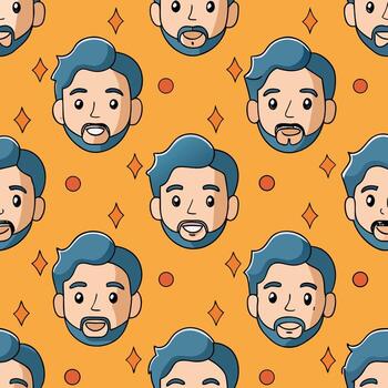 Minimal abstract geometric repeating pattern design with geometric shapes and lines for textile and wallpaper applications vector