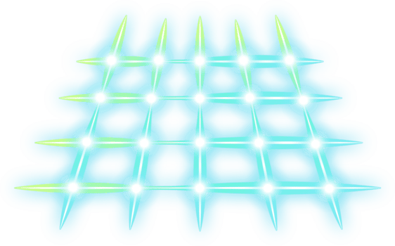 lysande ljus effekt maska med korsande rader och gnistrande prickar täcka över, de bild skapar en dynamisk och iögonfallande täcka över effekt, idealisk för modern och trogen design applikationer. png