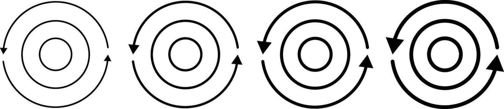 Consistency icon set. user interface symbols. network technology icon. provide visual feedback. vector