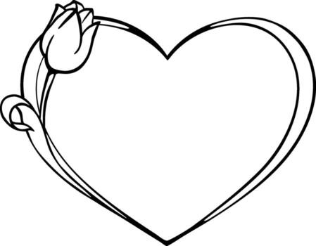 redondo marco con tulipanes decorativo marco para corte papel, láser o trazador. Pascua de Resurrección composición con flores floral ramos de flores svg. cortar archivo para corte máquinas vector