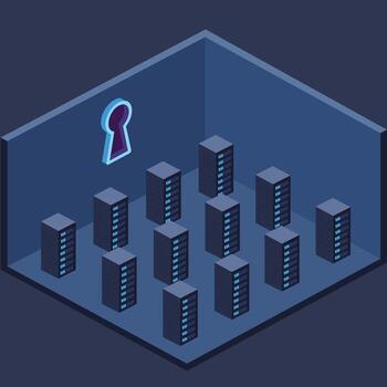 isométrica datos centrar vector