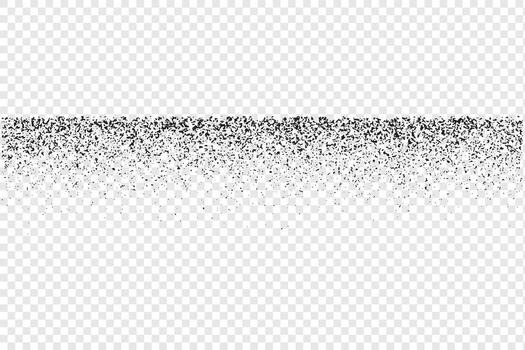 Grain noise background with pointillism dots stipple gradient texture, halftone grainy pattern and abstract dotwork effect on isolated background vector