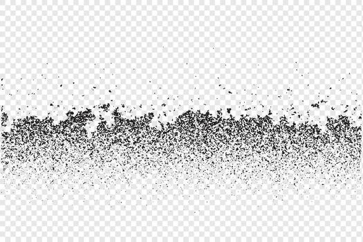 Grain noise background with pointillism dots and stipple gradient texture, halftone grainy pattern and abstract dot work effect on isolated background vector