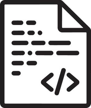 Coding and Algorithm Icon vector