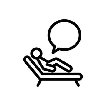 dreaming outline icon design good for web or mobile app vector