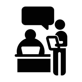 Teaching solid icon design good for web or mobile app vector