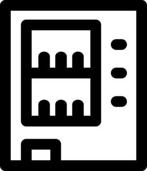 Vending Machine line icon vector