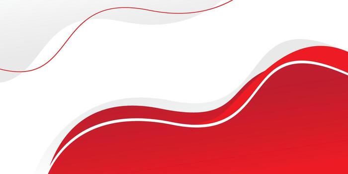 Abstract background with red and white gradient and lines vector