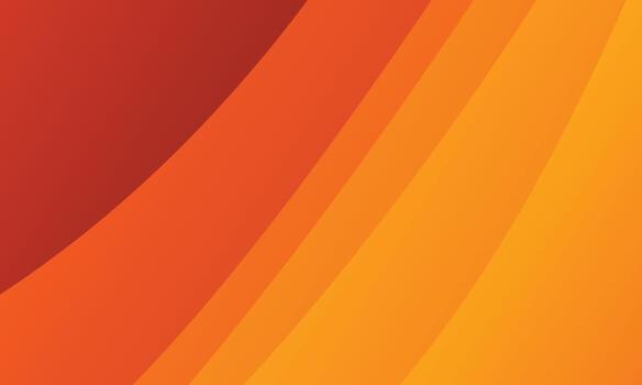 abstract orange curve gradient background vector