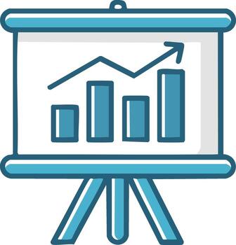Presentation Chart Icon vector