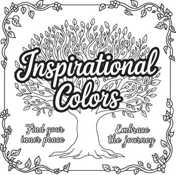 natural frame of tree and leave vector