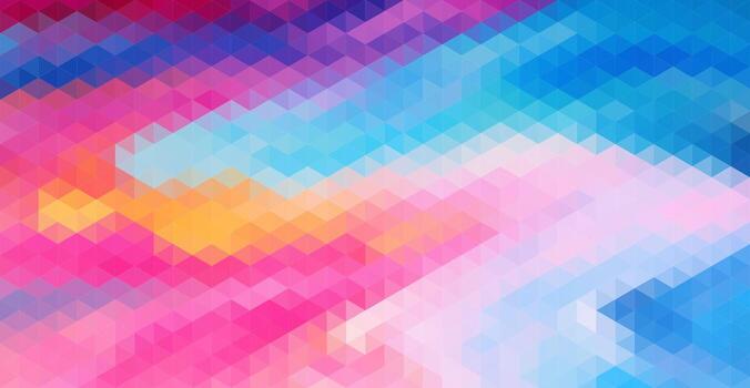 Art of vibrant pixelated abstract background with smooth gradient colors background vector