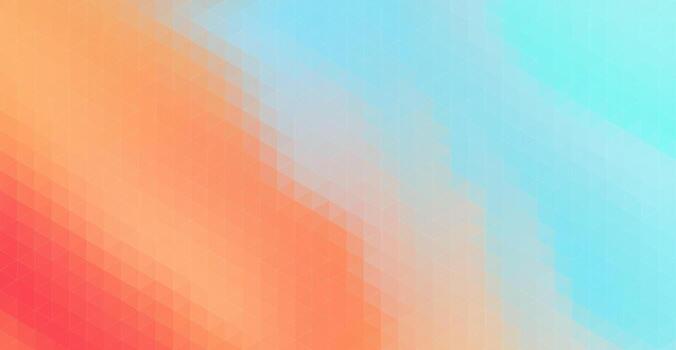 Art of smooth gradient background with vibrant orange and blue wave effect background vector