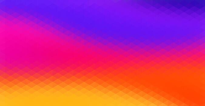 art of vibrant gradient background with a geometric pixelated pattern in shades of pink, purple, and orange background vector