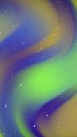 Blurry gradient pattern of green, blue, and yellow. Suitable for backgrounds, website designs, and abstract art projects that need a soft color palette. video