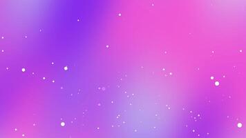 suddig lutning bakgrund med flytande partiklar i rosa och lila video