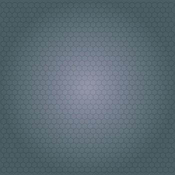 resumen hexagonal cuadrícula modelo antecedentes con sutil degradado Encendiendo, oscuro verde azulado y gris tonos vector