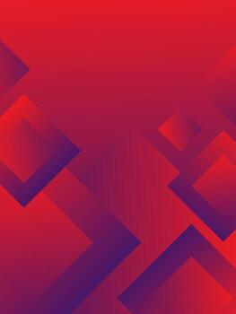 Modern background red gradient color geometric shapes vector