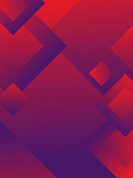 Simple red geometric gradient background vector