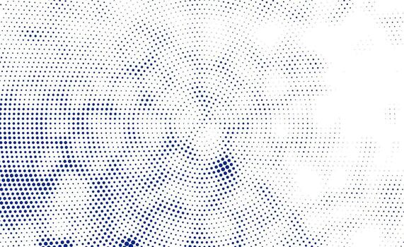 resumen azul trama de semitonos modelo antecedentes textura con geométrico brillante puntos diseño ilustración, resumen azul antecedentes con puntos vector