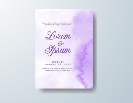 romántico acuarela degradado diseño ideal para creativo y eterno Boda invitaciones vector