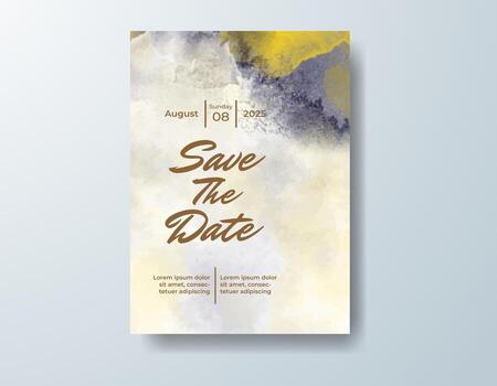 soñador acuarela tono obra de arte ideal para moderno romántico invitación plantillas. vector