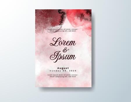 artístico acuarela resumen mezcla Perfecto para romántico y creativo invitaciones vector