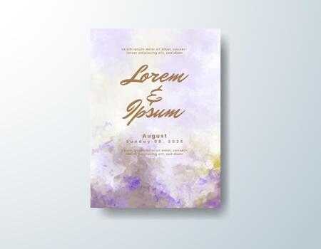 hermosa acuarela degradado Perfecto para romántico y suave Boda invitación diseños vector