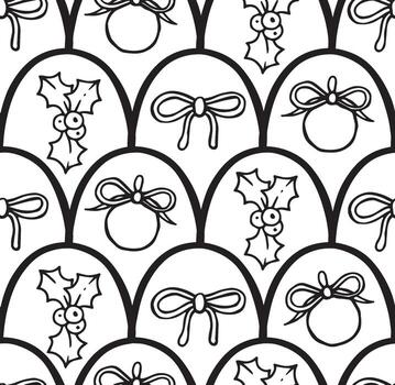 geométrico escala losas. Navidad garabatear sin costura modelo en retro estilo. vector