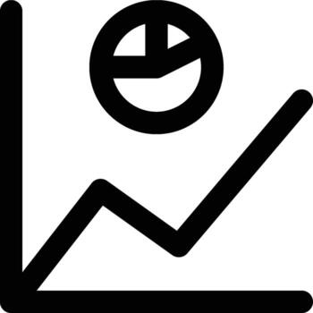 Statistical, Statistic, Data Visualization Outline Icon vector