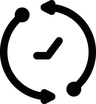 real tiempo, conexión, Internet contorno icono vector