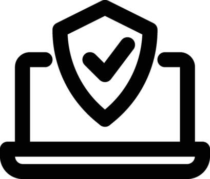 Security, System, Internet Outline Icon vector
